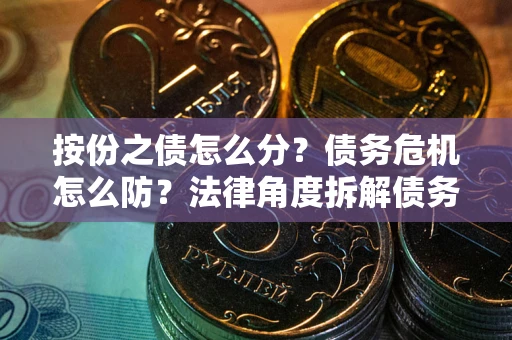 武汉按份之债怎么分？债务危机怎么防？法律角度拆解债务分配与风险自保指南