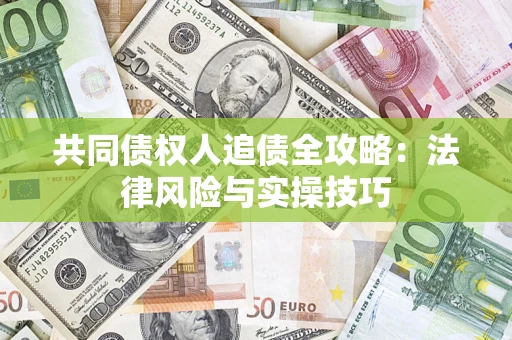 武汉共同债权人追债全攻略：法律风险与实操技巧