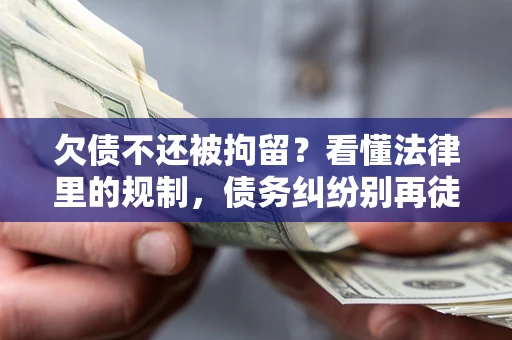 武汉欠债不还被拘留？看懂法律里的规制，债务纠纷别再徒劳奔波