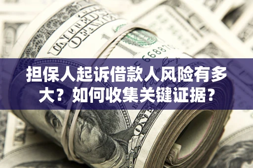 武汉担保人起诉借款人风险有多大？如何收集关键证据？