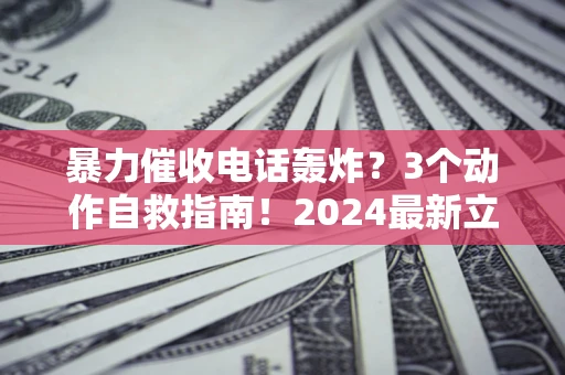 武汉暴力催收电话轰炸？3个动作自救指南！2024最新立案标准全解析